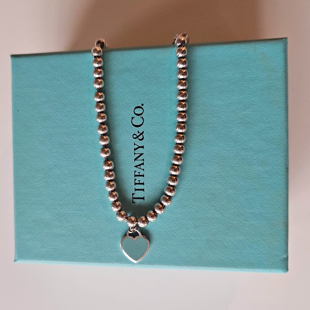 Tiffany blue heart tag bracelet